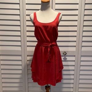 BCB Generation NWOT MIDI sleeveless lined Dress with Belt.